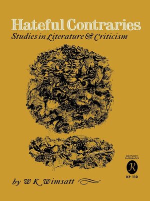 cover image of Hateful Contraries